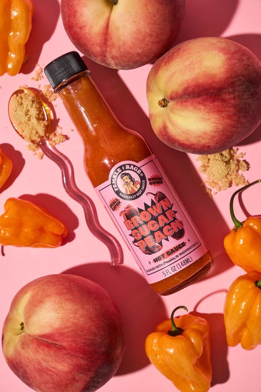 Brown Sugar Peach Hot Sauce