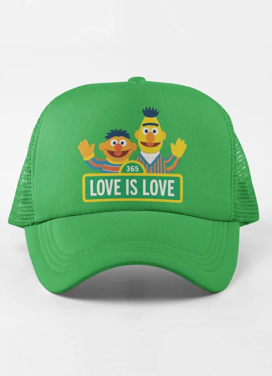 Love Is Love Bert And Ernie Muppets Hat Cap