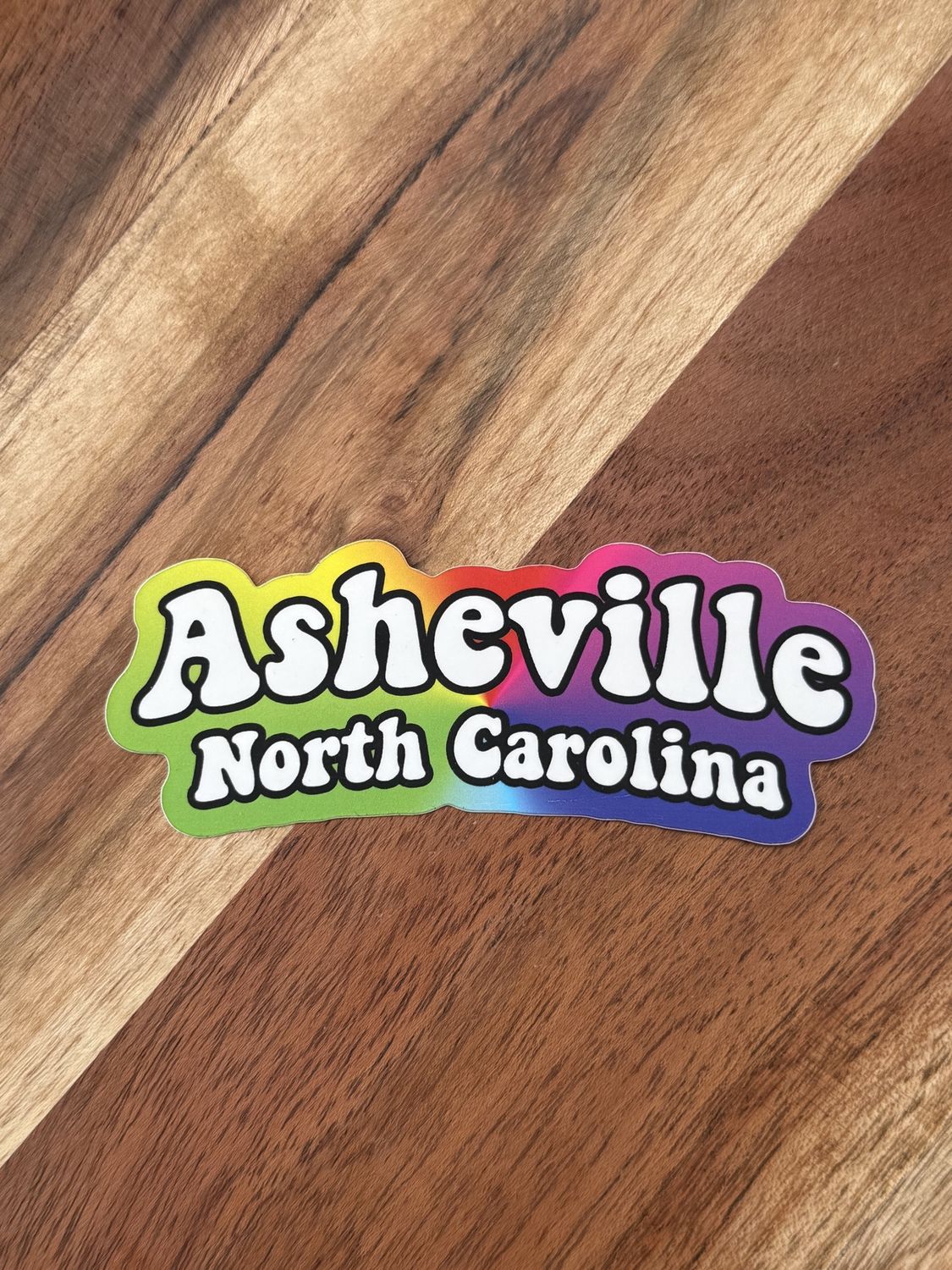 Asheville Rainbow Sticker