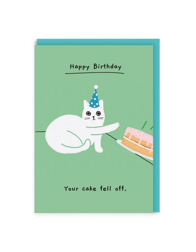 Happy Birthday Your Cake Fell Off Card