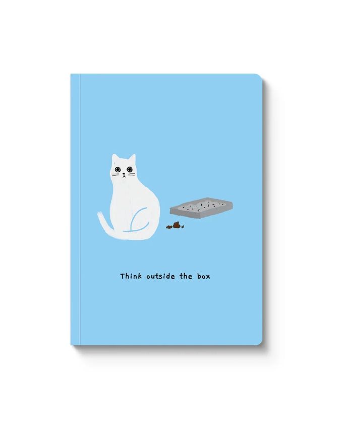 Think Outside The Box Paperback Notebook