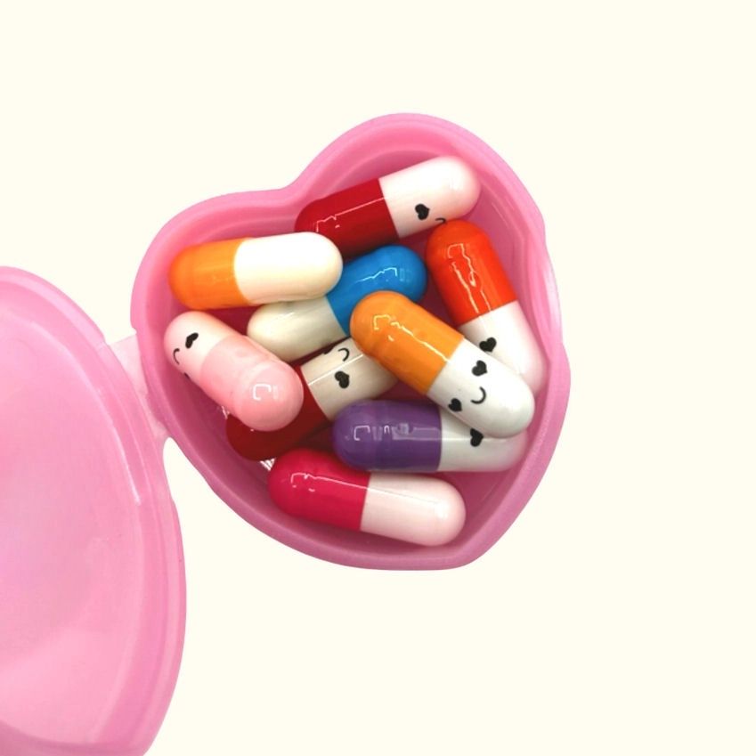 Take Your Meds Mini Pink Pill Case