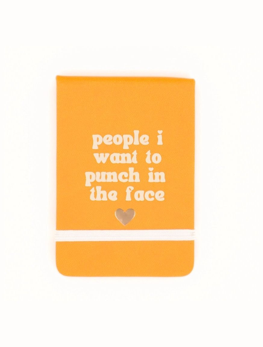 People I Want To Punch Pocket Heart Journal