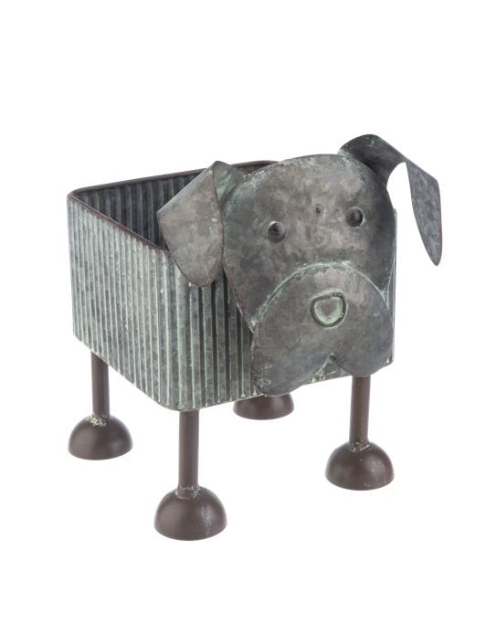 Iron Dog Planter