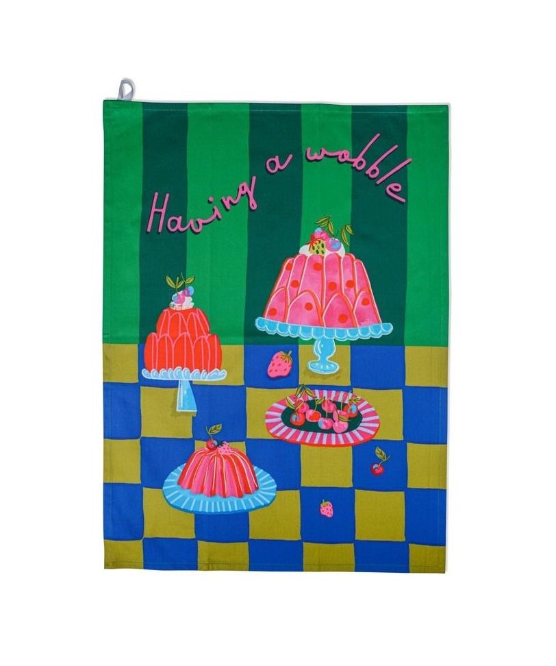 Having A Wobble Cotton Tea Towel