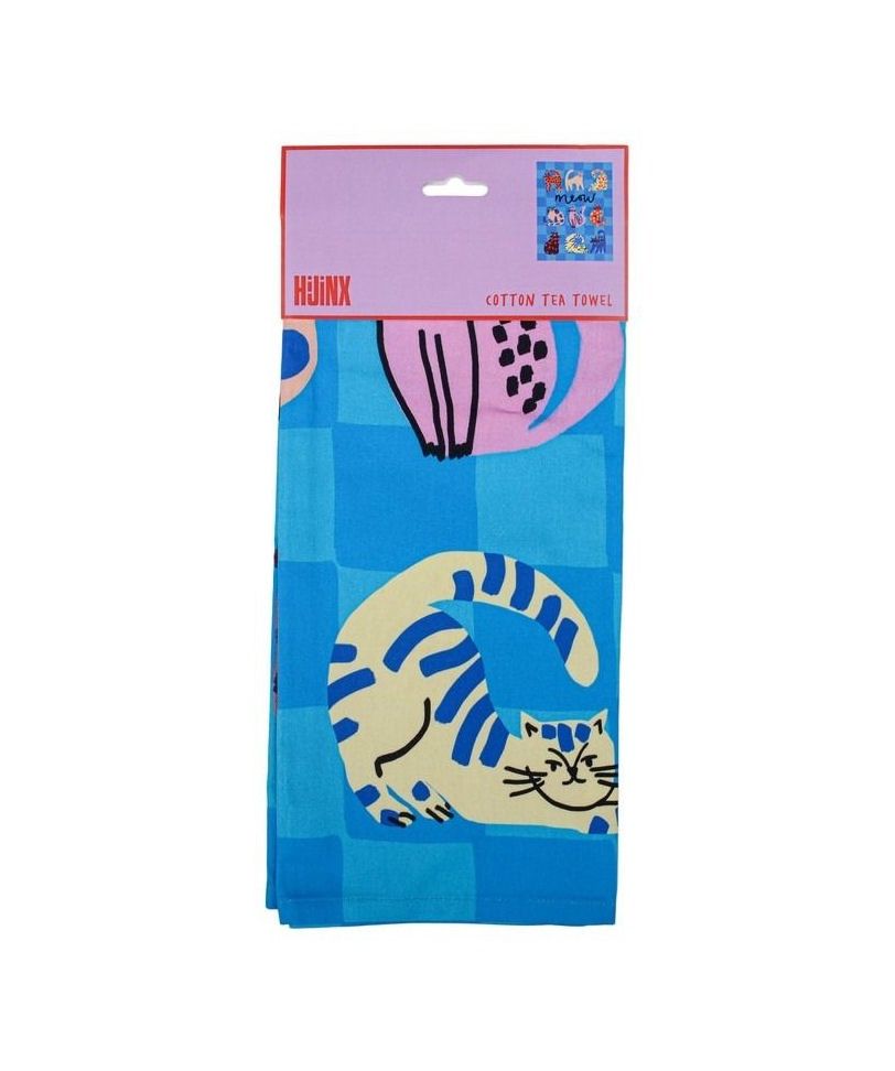 Meow Cats Cotton Tea Towel