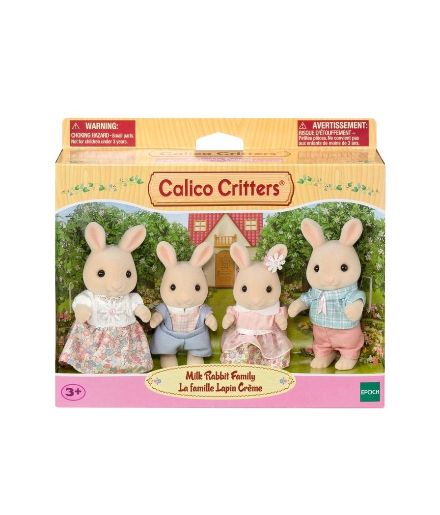 Calico Critters Milk Rabbit Family
