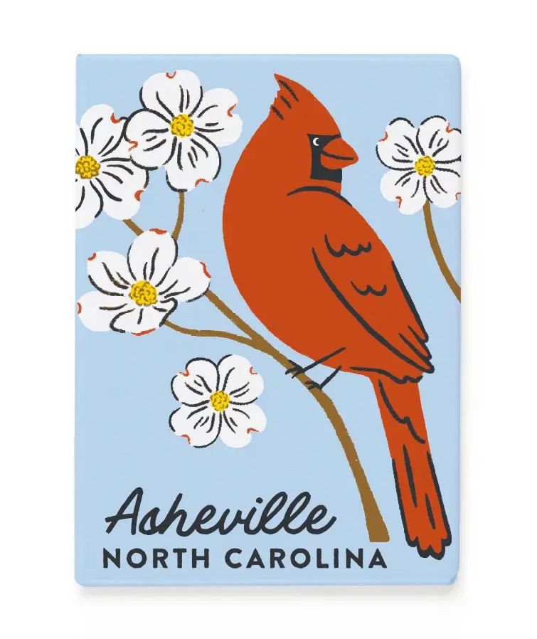 Asheville Cardinal Branch Magnet