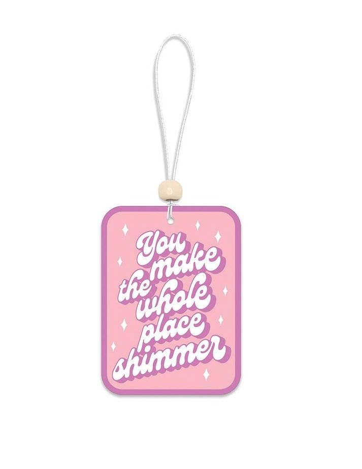 You Make The Whole Place Shimmer Good Vibes Scent Set Of Two Air Fresheners