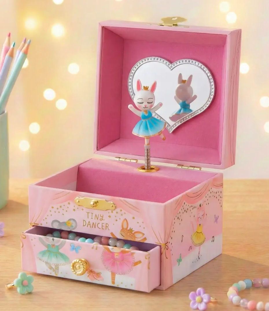 Rabbit Ballerina Princess Musical Jewelry Box