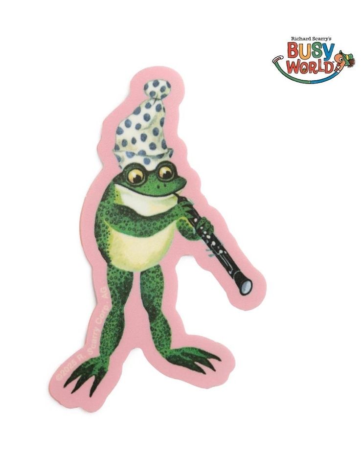 Richard Scarry's Musical Frog Sticker