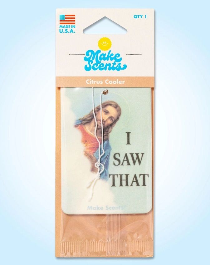 I Saw That Jesus Citrus Cooler Scent Air Freshener