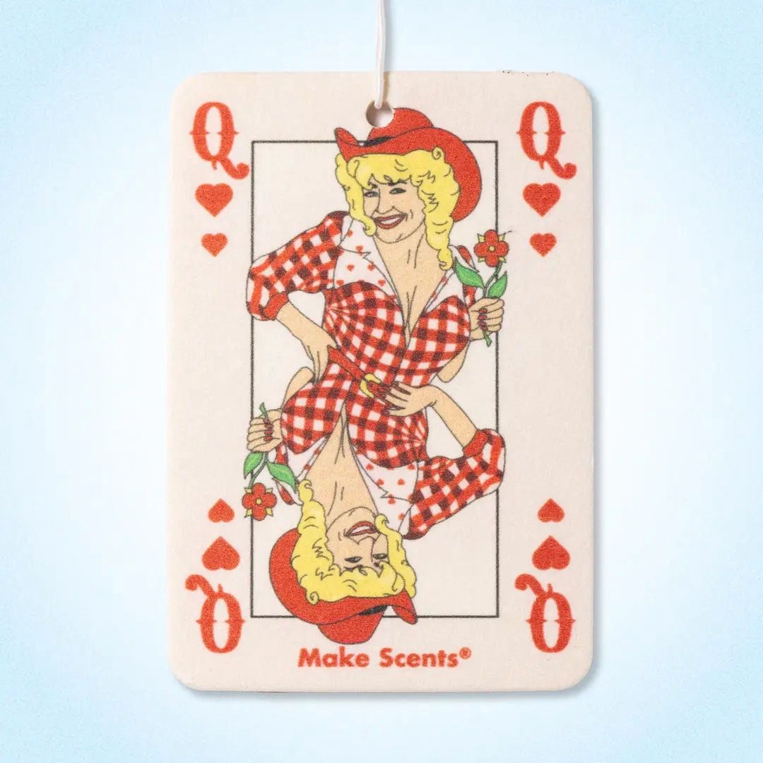Dolly Parton Queen Of Hearts Strawsome Strawberry Scent Air Freshener