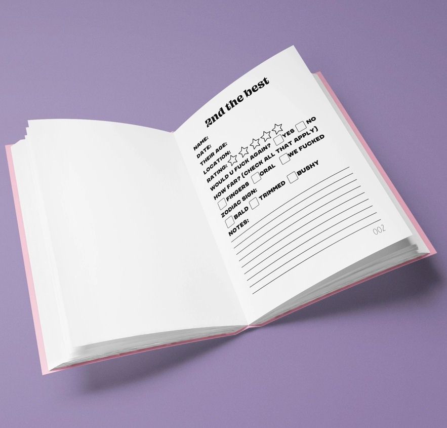 To All The Girls I’ve Fucked Before Sex Diary
