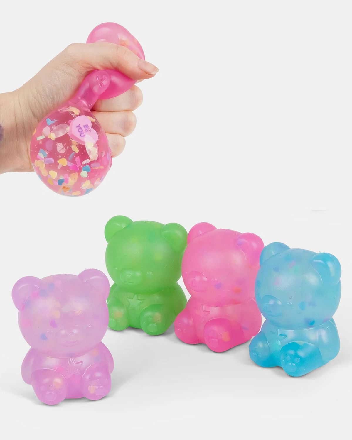Scrunchems Heart Squish Bear
