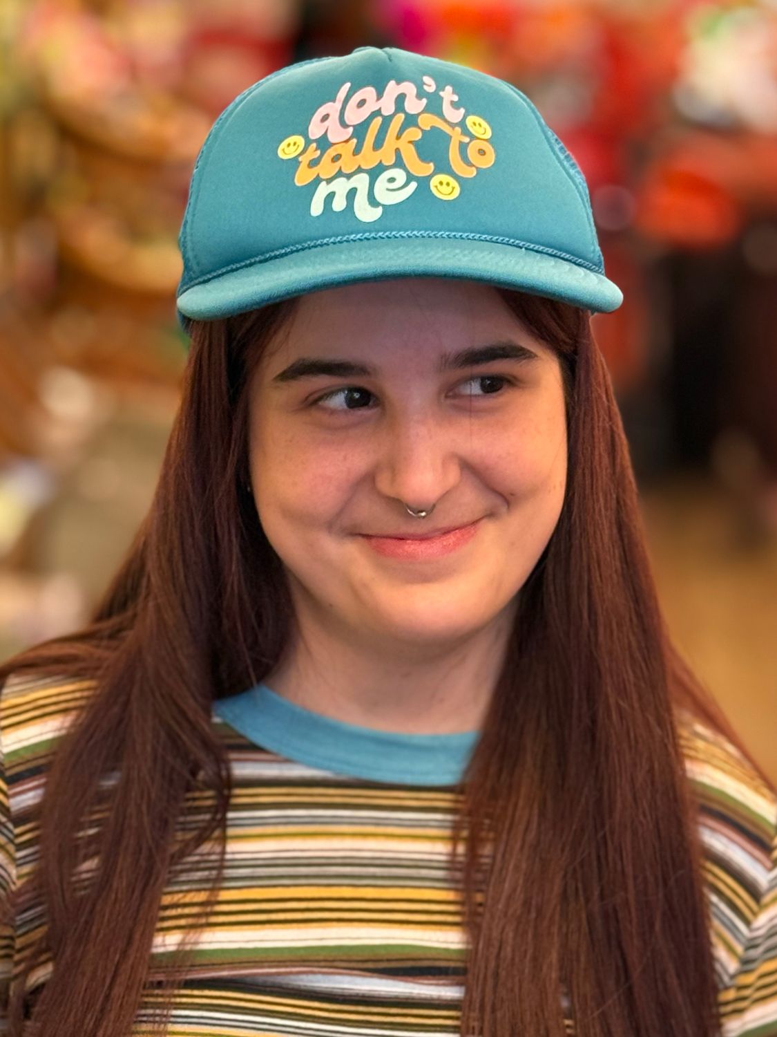 Don't Talk To Me Trucker Hat