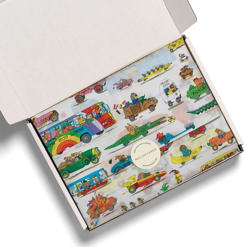 Richard Scary’s Busytown Cars Tissue Paper 5 Pack