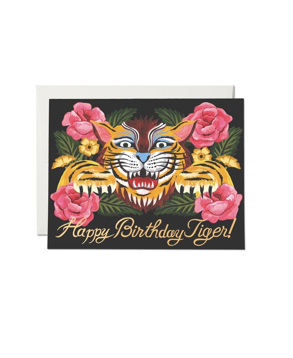 Happy Birthday Tiger Card