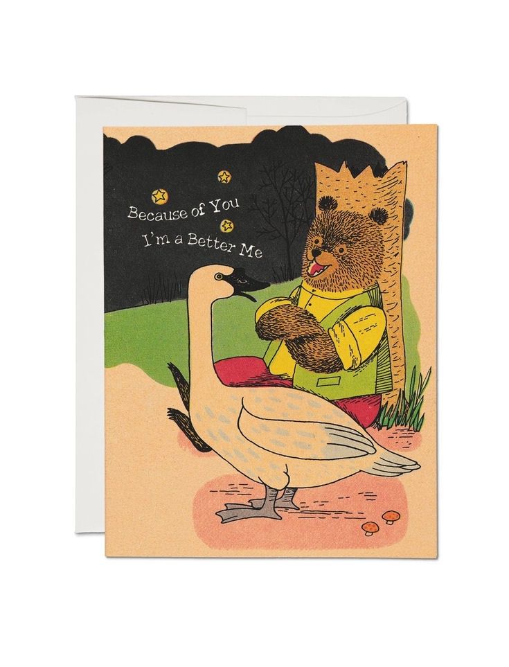 Richard Scarry's Because Of You I'm A Better Me Card