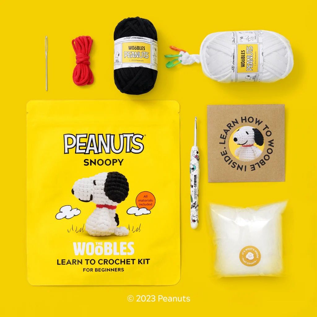 Woobles Peanuts Snoopy Crochet Kit