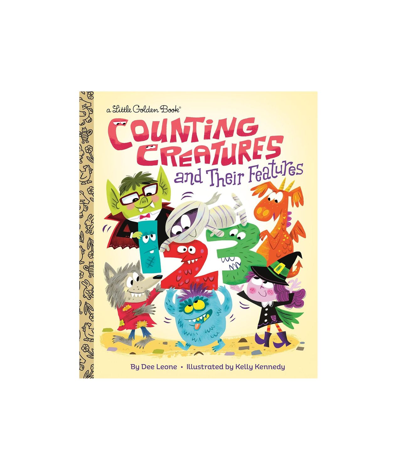 Counting Creatures And Their Features Little Golden Hardcover Book LGB