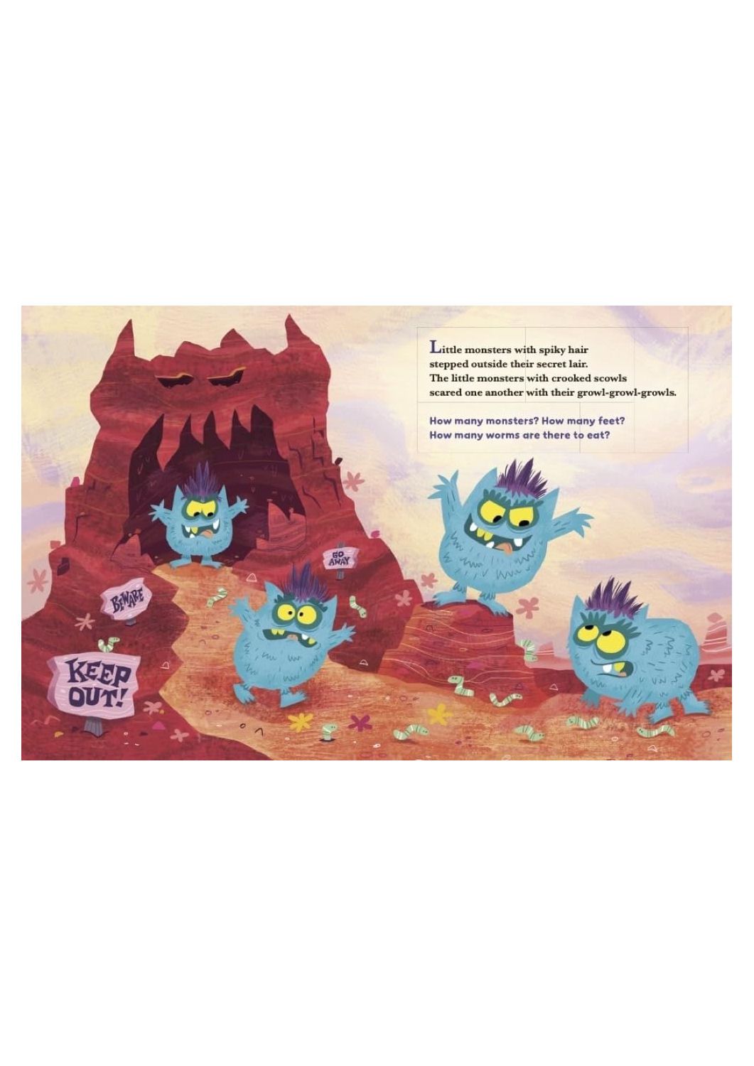 Counting Creatures And Their Features Little Golden Hardcover Book LGB