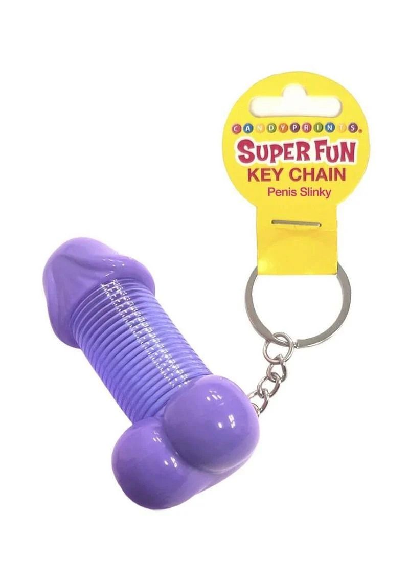 Super Fun Slinky Penis Keychain