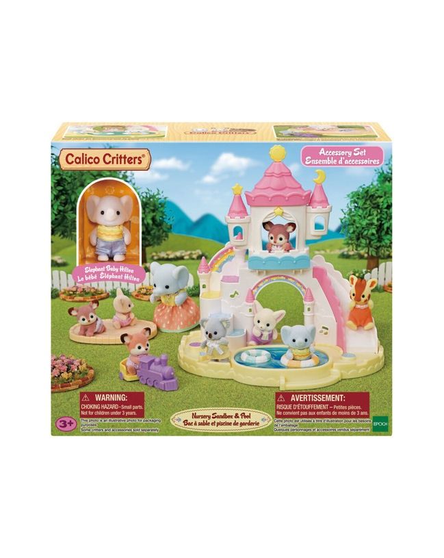 Calico Critters Nursery, Sandbox And Pool Accessory Set
