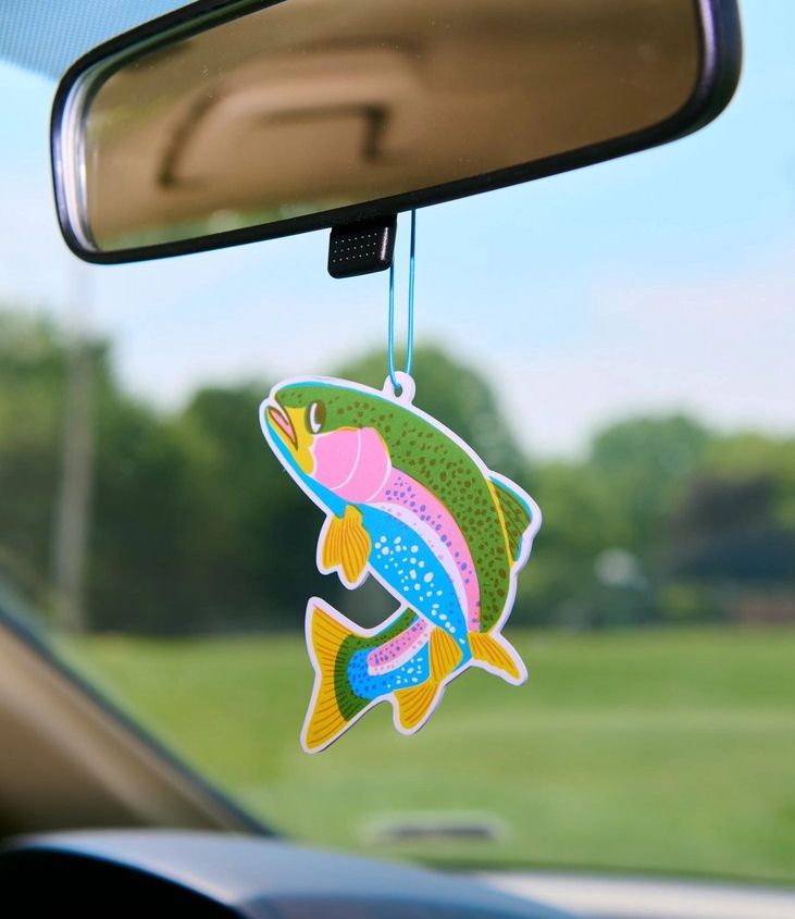 Rainbow Trout Fish Watermelon Scent Air Freshener