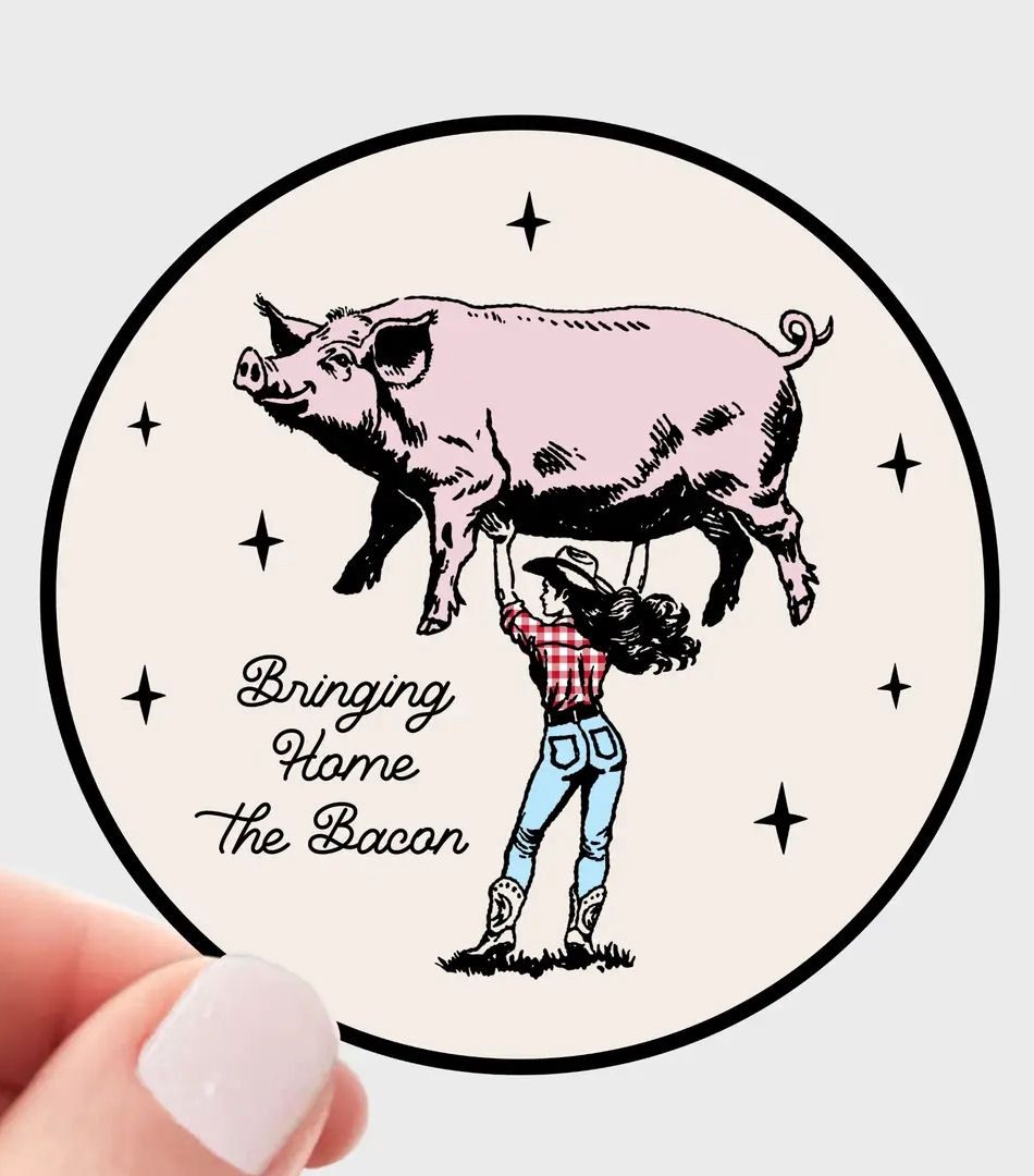 Bringing Home The Bacon Sticker