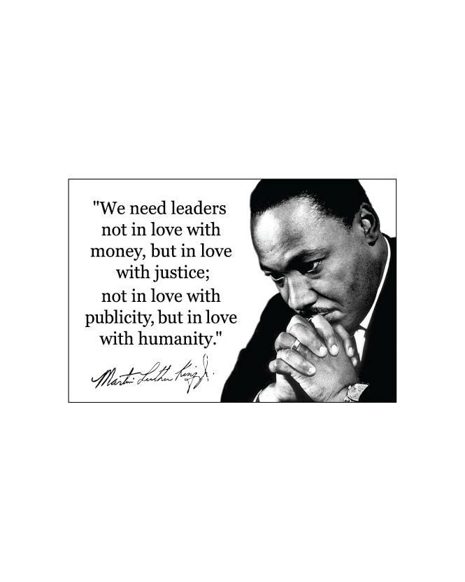 We Need Leaders MLK Magnet