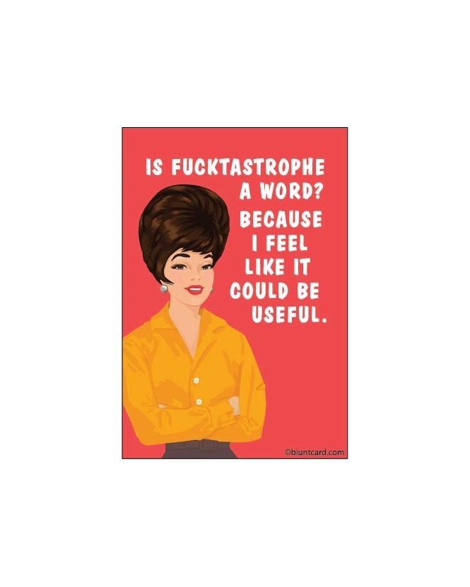 Is Fucktastrophe A Word? Magnet