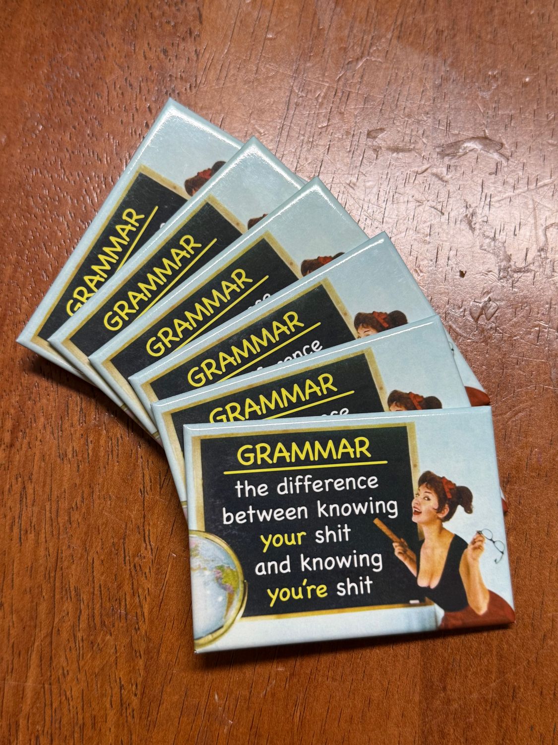Grammar: The Difference Between Knowing Your Shit And Knowing You're Shit Magnet