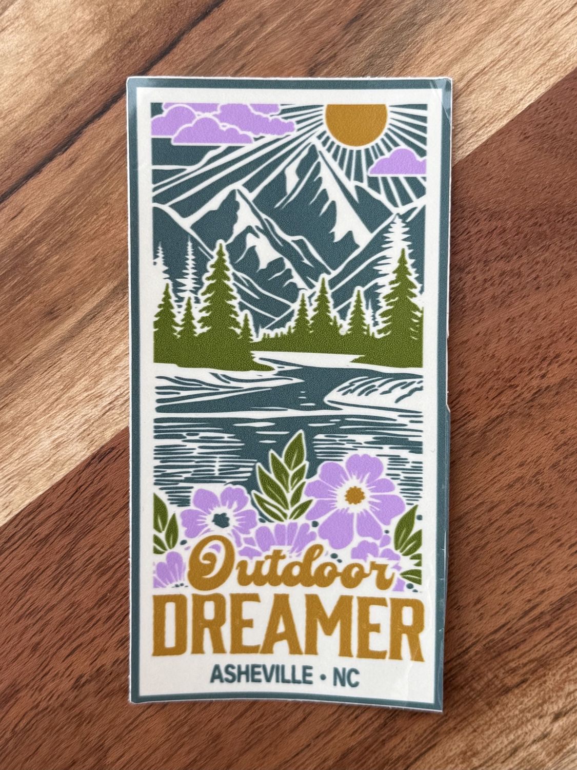 Outdoor Dreamer Asheville Sticker