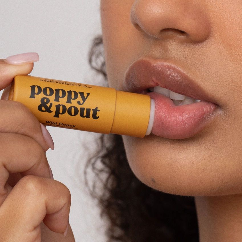 Poppy And Pout Wild Honey Lip Balm