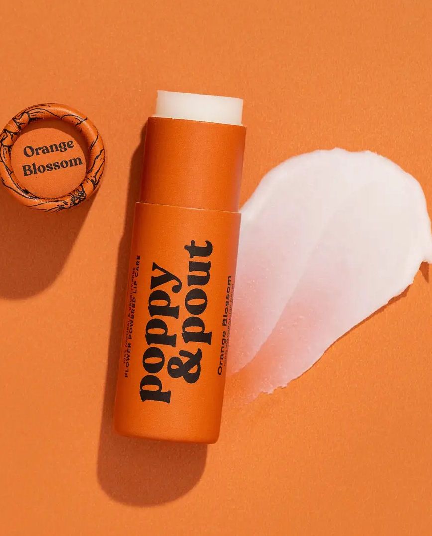 Poppy And Pout Orange Blossom Lip Balm