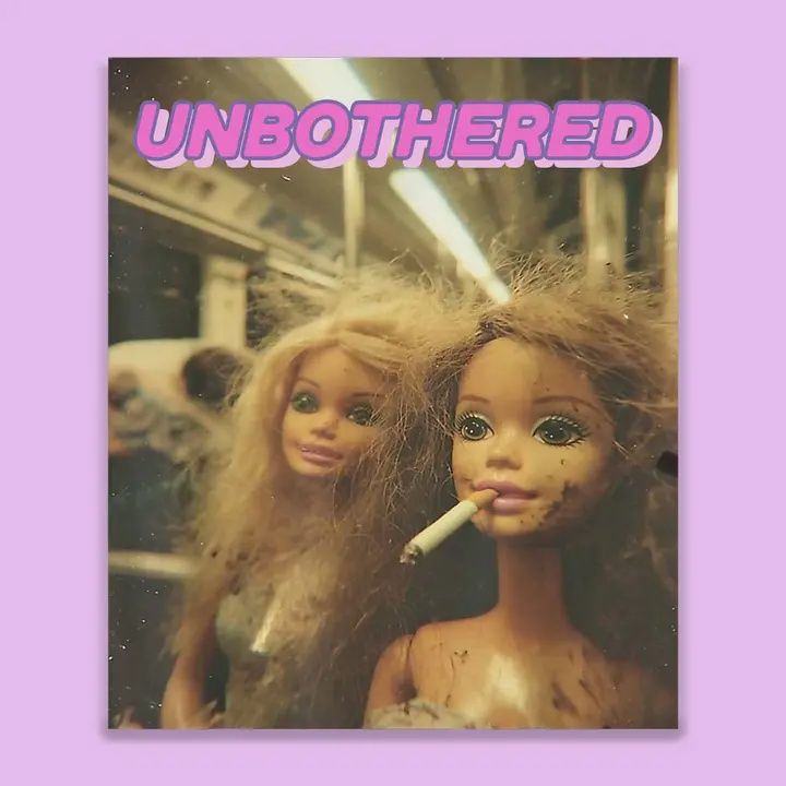 Unbothered Barbie Meme Sticker
