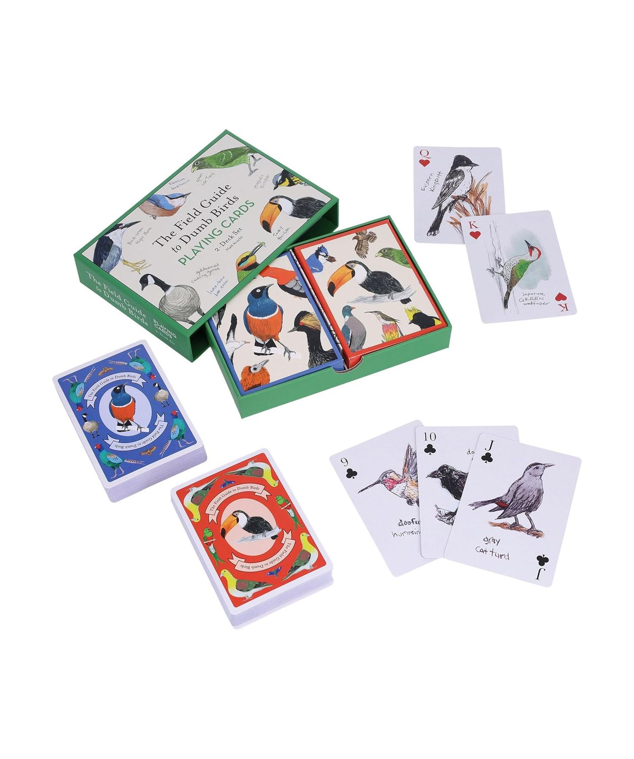 The Field Guide To Dumb Birds Playing Cards