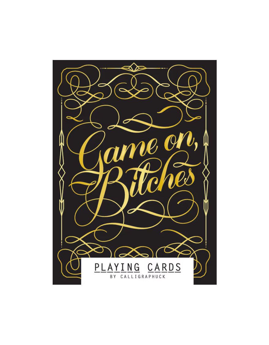 Game On Bitches Playing Cards