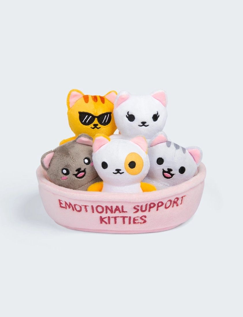 Emotional Support Kitties Cats Plushie Set