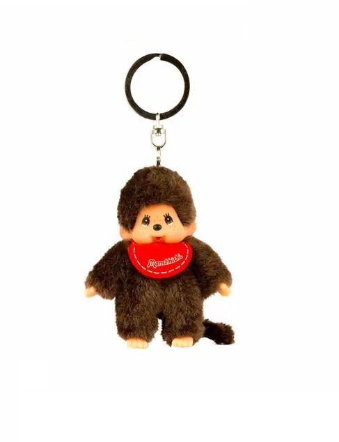 Monchhichi Classic Red Bib Keychain