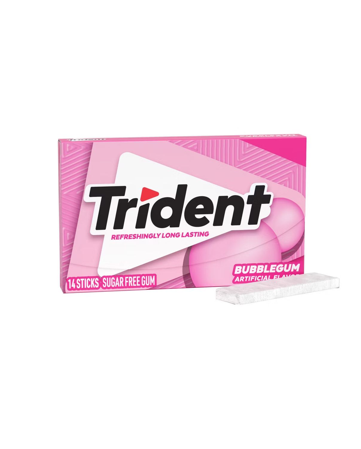 Trident Bubblegum Flavored Chewing Gum