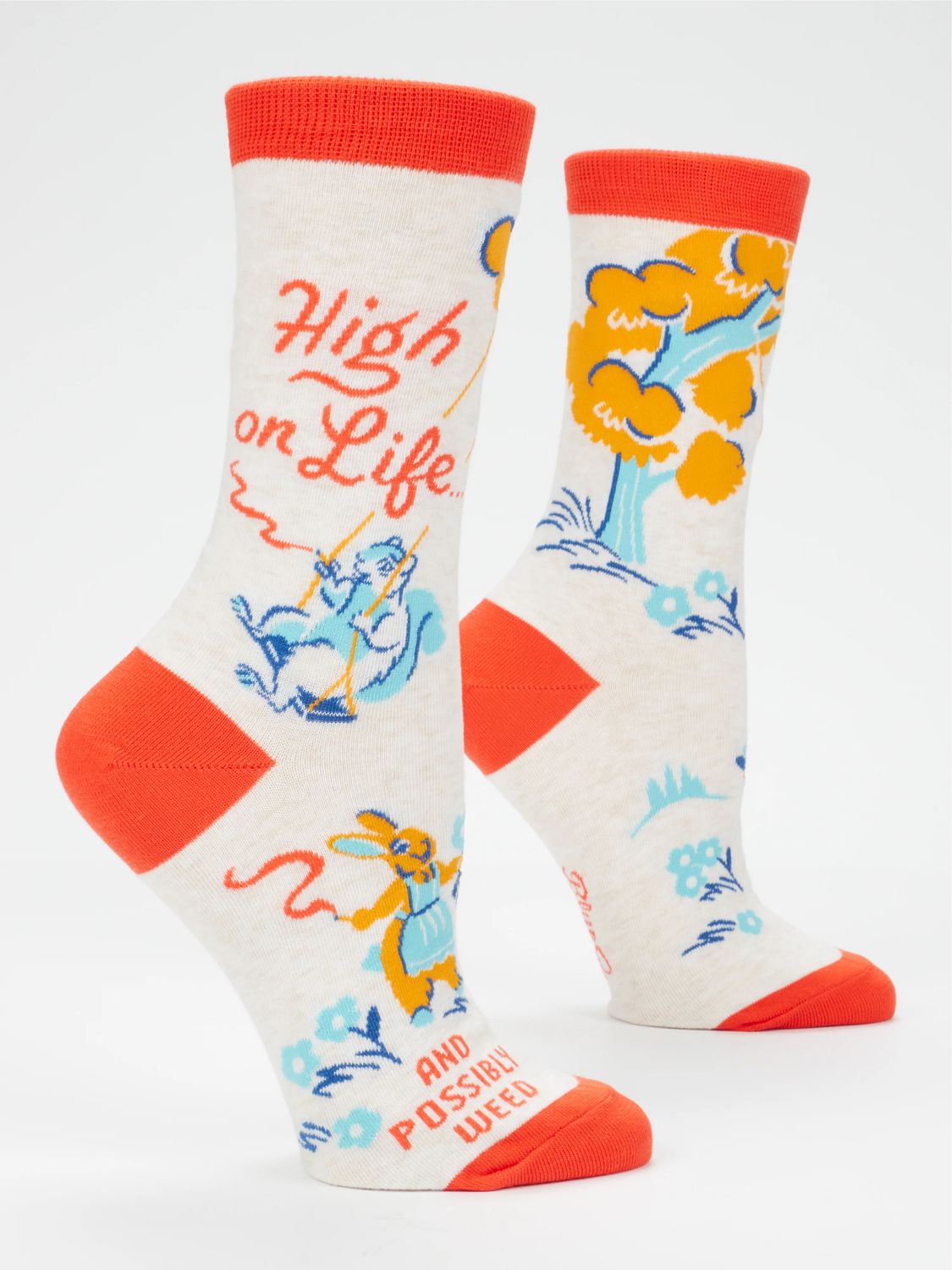 High On Life… And Possibly Weed Blue Q Women’s Socks