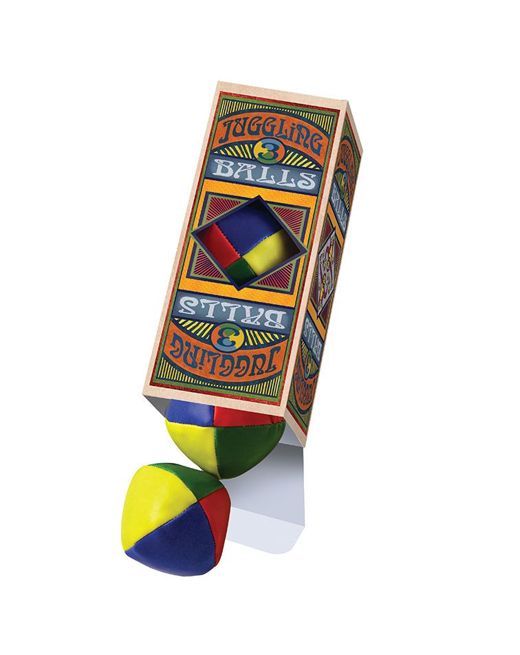 Box Of 3 Juggling Balls