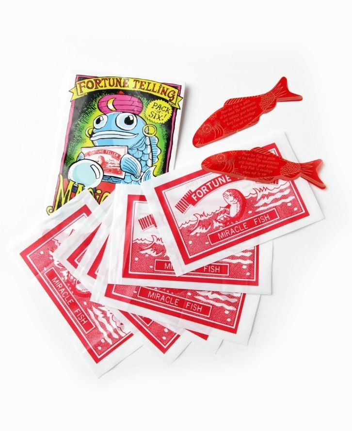 Fortune Telling Magic Fish Pack Of 6