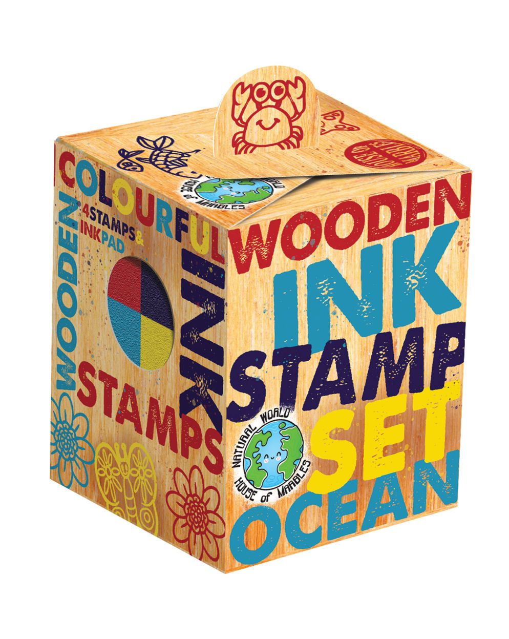 Ocean Wooden Stamp Set