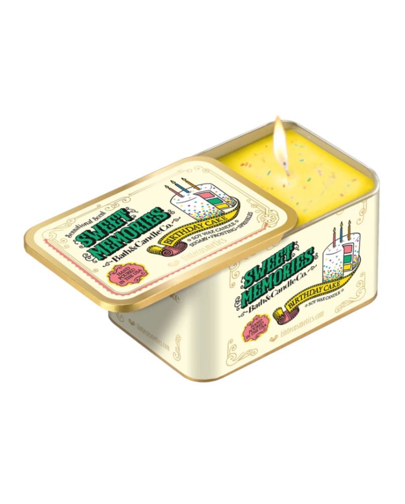 Birthday Cake Tin Candle