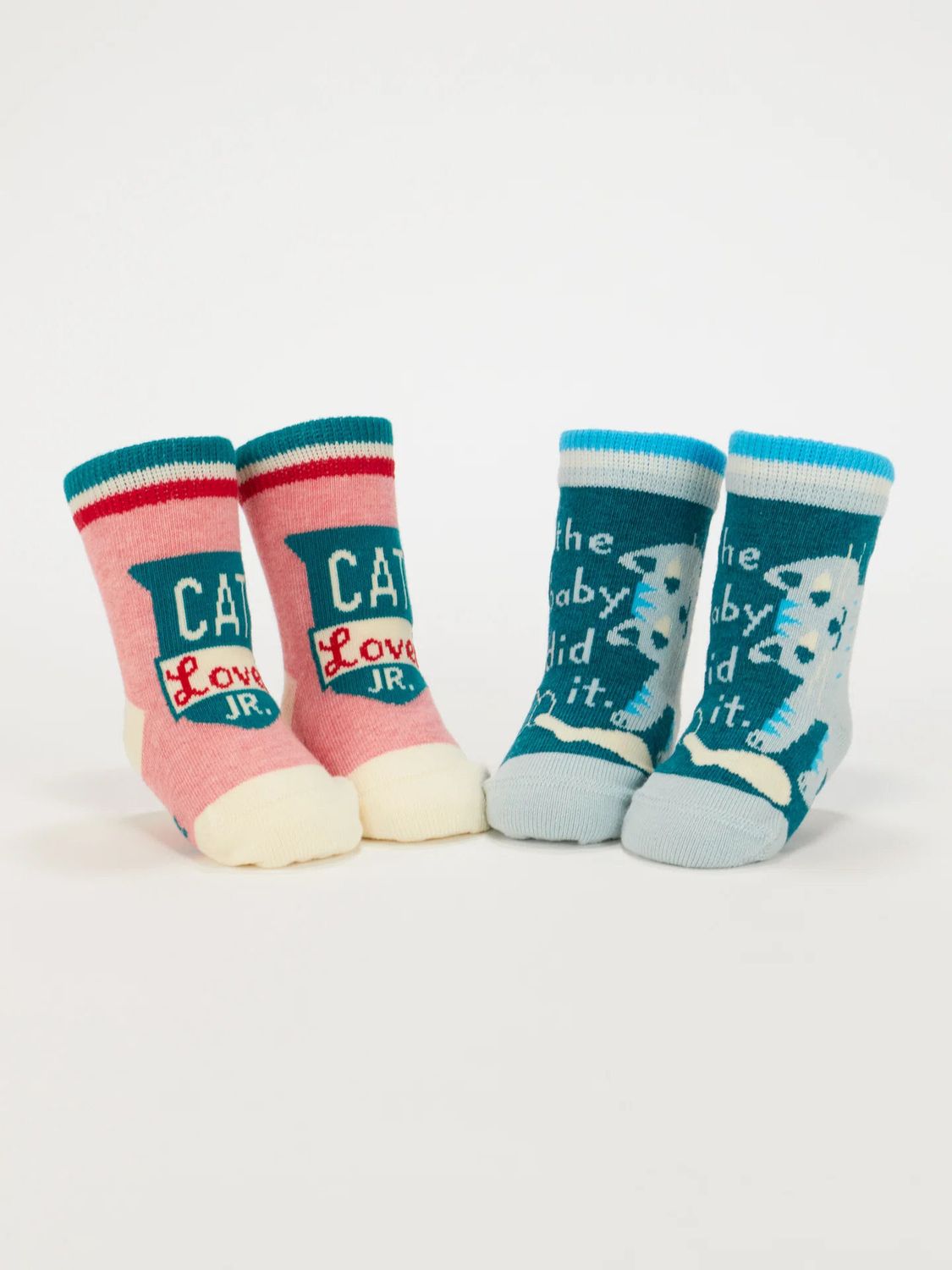 Cat Lover Jr And The Baby Did It Baby Socks