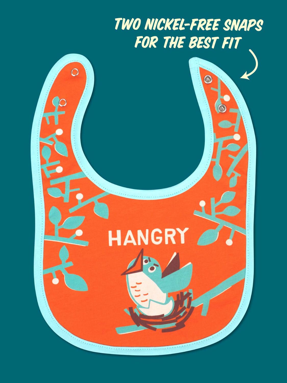 Hangry And Certified Cuddle Bug Baby Bibs