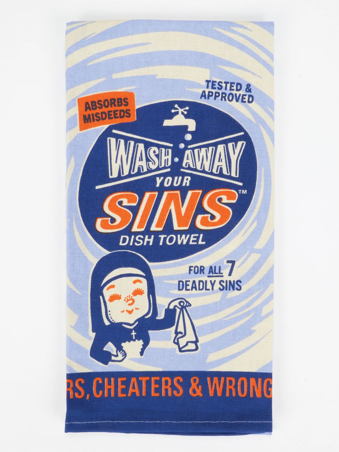 Wash Away Your Sins Kitchen Towel